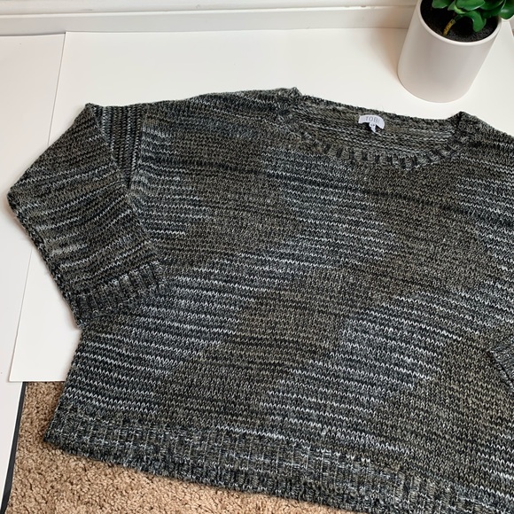 Tobi Gray Long Sleeve Crewneck Pullover Sweater - Picture 2 of 9